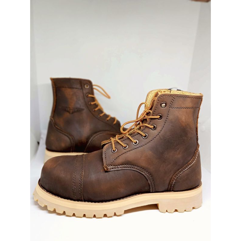 sepatu boots rider x llsepatu boots ranger rider crazy horse kulit asli ll sepatu safety boots rider
