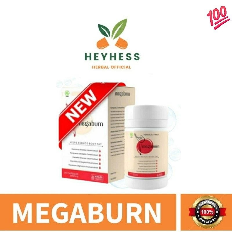 Megaburn Pelangsing herbal Megaburn Obat Diet Penurun Berat Badan Asli