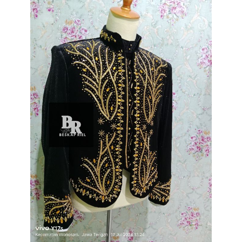beskap pengantin/beskap bludru/beskap jawa/beskap jawa bludru pengantin