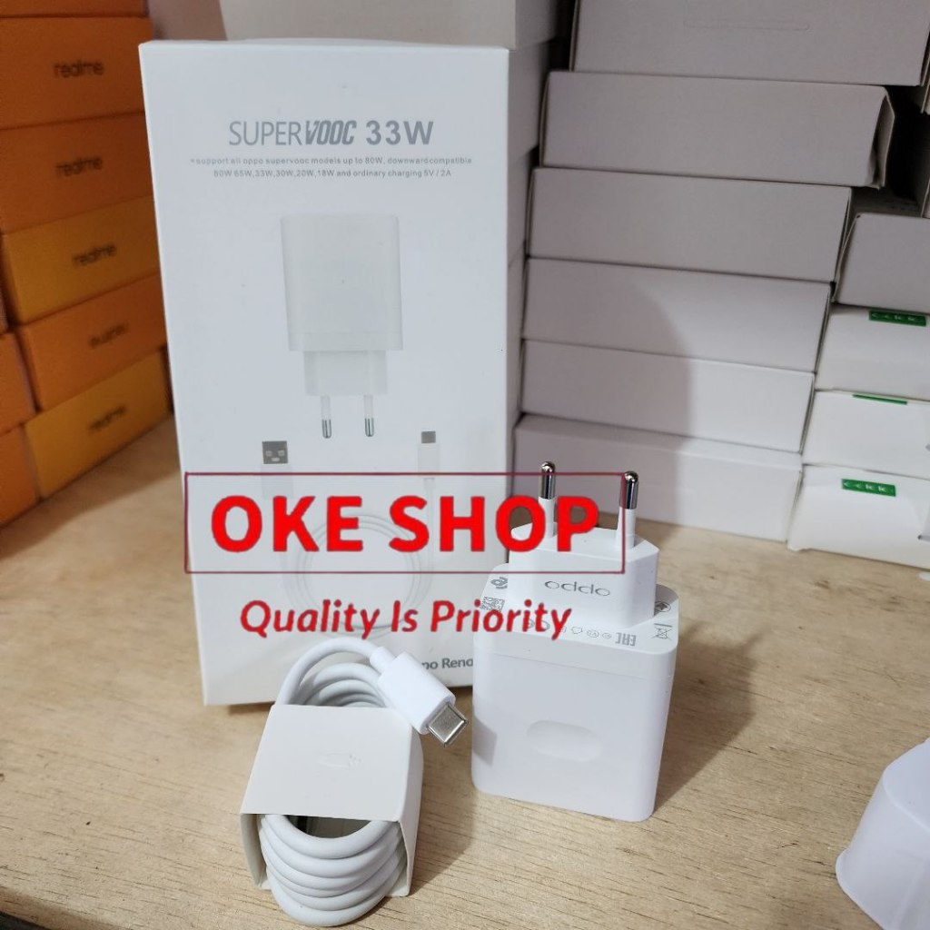 Charger OPPO Super Vooc 33w Fast Charging OPPO A91, OPPO A92, OPPO A93 / A93s  / A93 5G, OPPO A72 Us