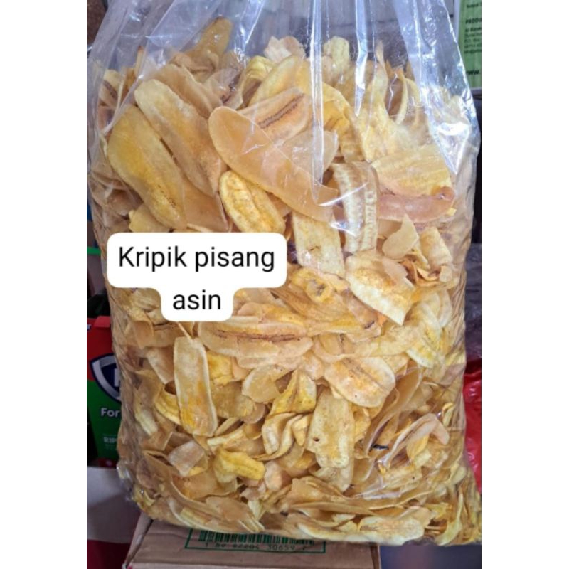 

Keripik Pisang Asin Gurih 500gr
