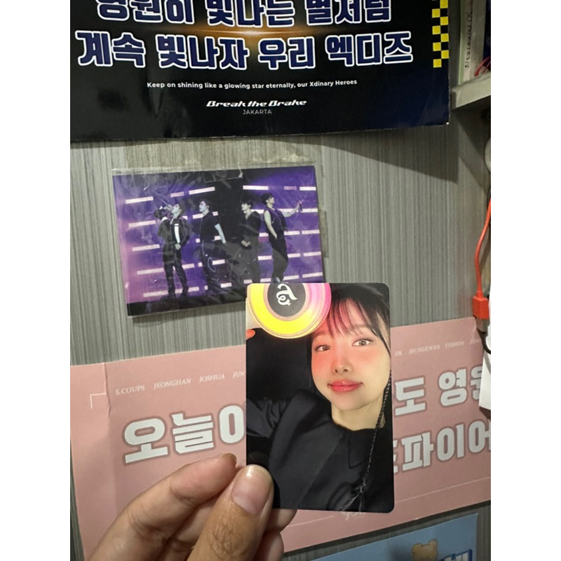 PHOTOCARD PC NAYEON TWICE FROM POB LIGHTSTICK CANDYBONG INFINITE WITH MUU