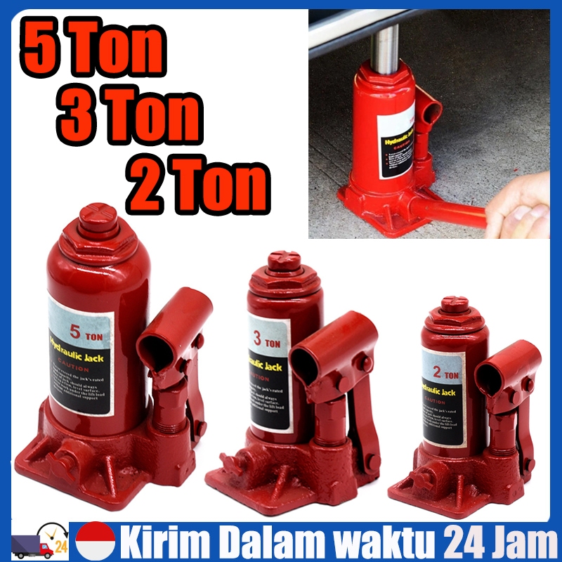 Stok Siap - Dongkrak Botol 2 Ton 3 Ton Dongkrak Botol 5 Ton Mobil Universal Kuat Murah Suv Sedan