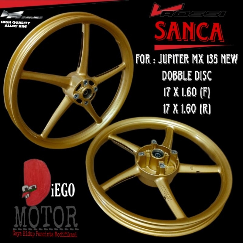 Velg  Mx New Dobble Disc - Velg Racing  Mx New DD