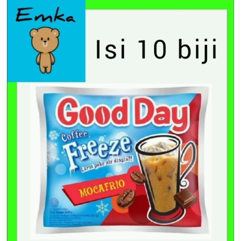 

kopi good day freeze mocafrio 30 gram isi 10 biji