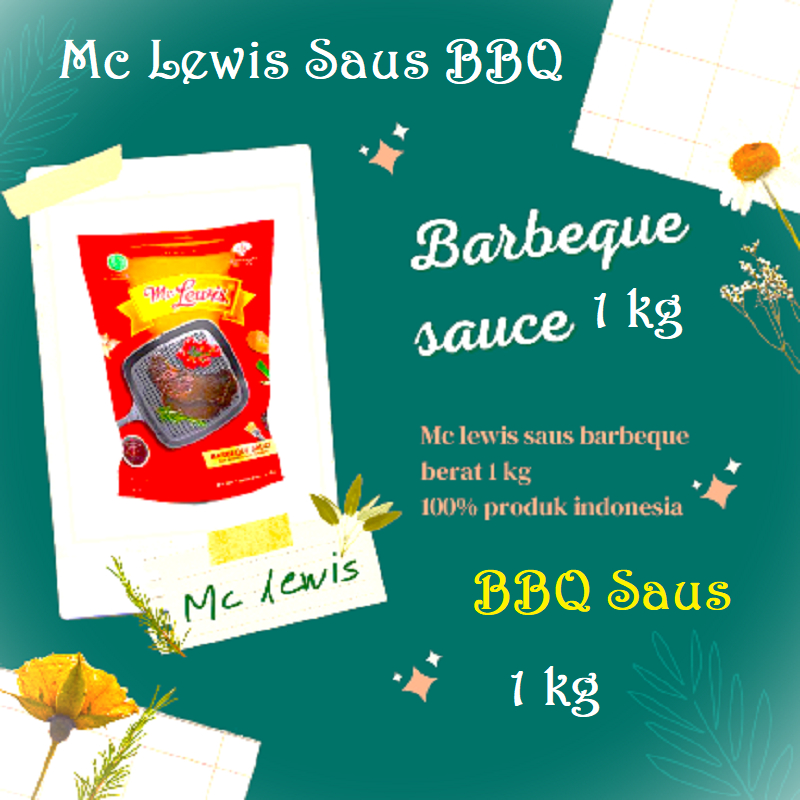 

Saus Barbeque Mc Lewis-Saos BBQ 1 kg