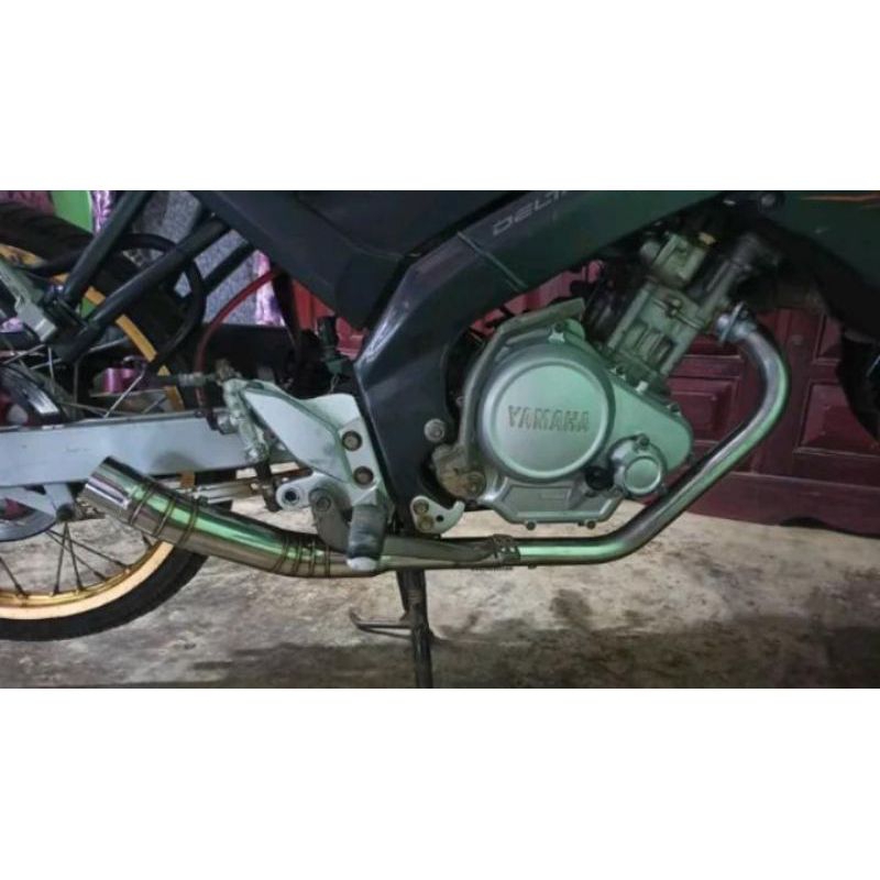 pipa leher knalpot vixion new/old diameter 50