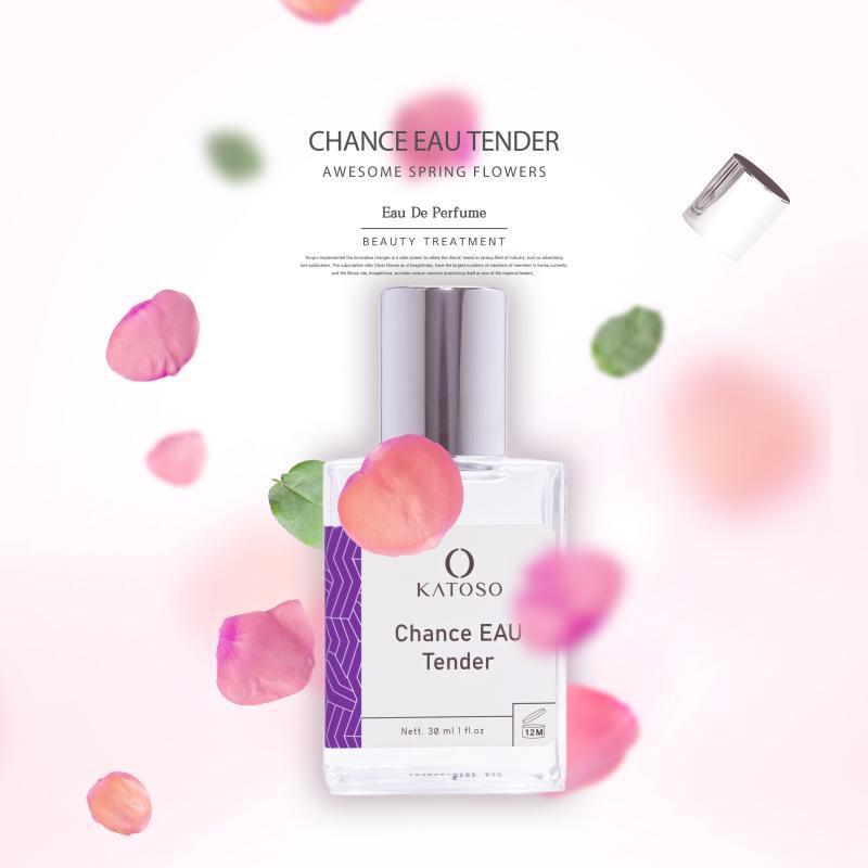 KATOSO PARFUM SERIES | Chance EAU Tender Parfum Wanita Fragrance Tahan Lama 30ml