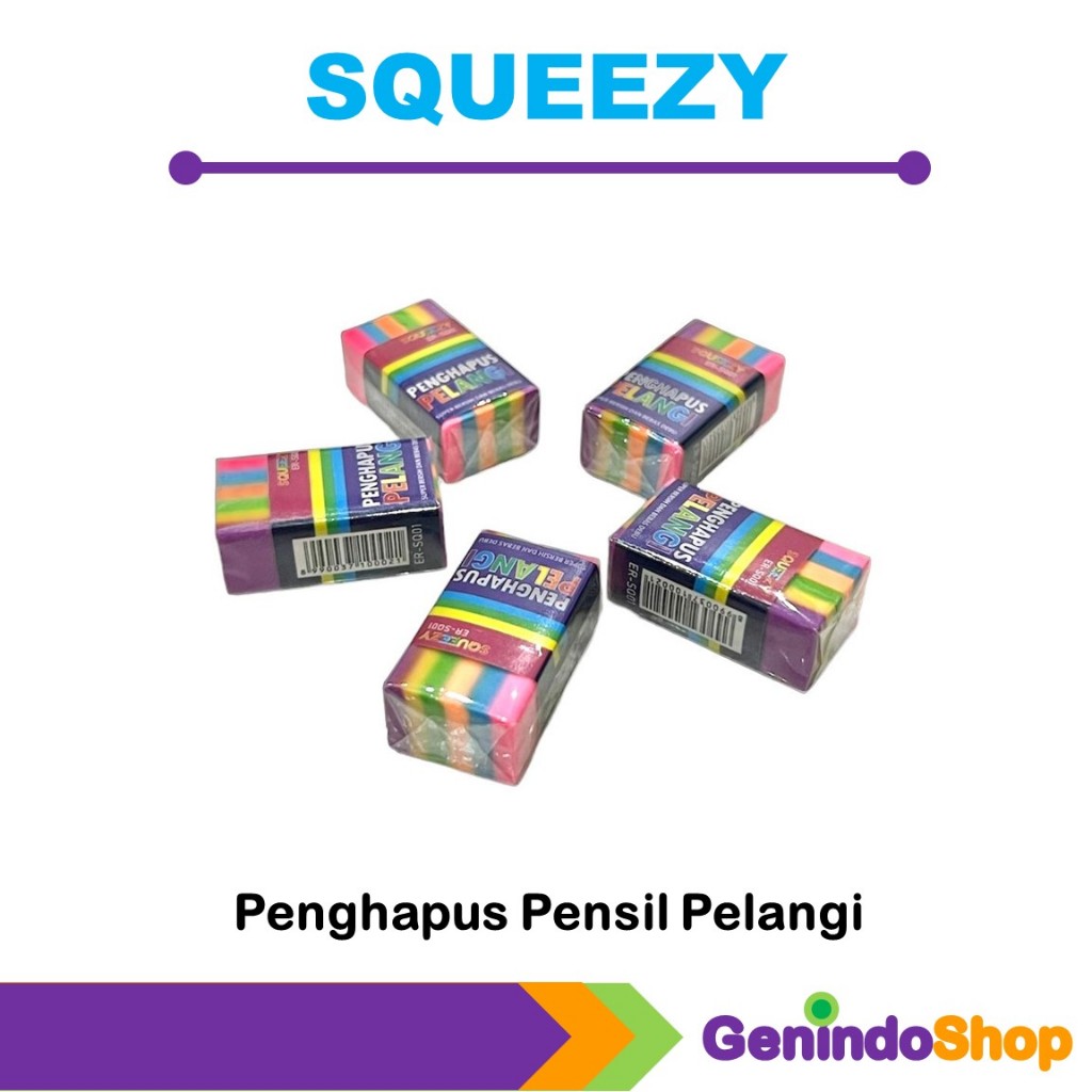 

Penghapus Pensil Pelangi Squeezy