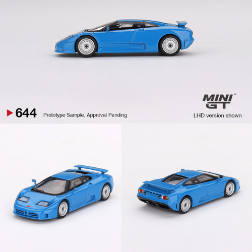MGT00644 - Mini GT 1/64 Bugatti EB110 GT Blu Bugatti