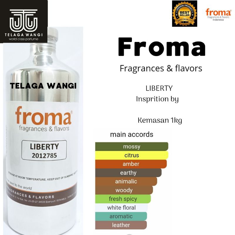 LIBERTY BY FROMA BIBIT MURNI 100 %