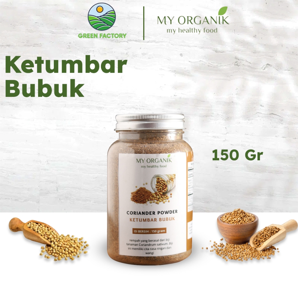 

My Organik Ketumbar Bubuk Murni Organik - Coriander Powder 50gr 100gr 150gr