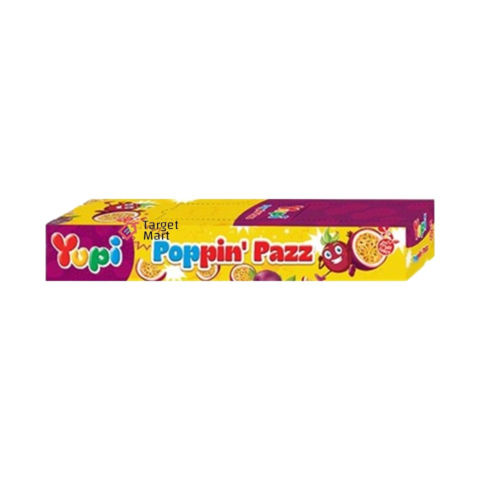 

Yupi Poppin' Pazz Permen Gummy dengan Kombinasi Rasa Apel dan Markisa