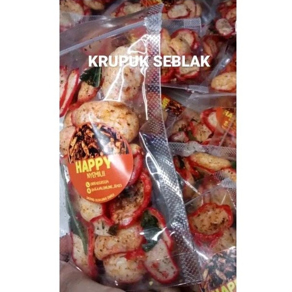 

KRUPUK SEBLAK 5PCS KEMASAN POUCH (30gr/pcs)