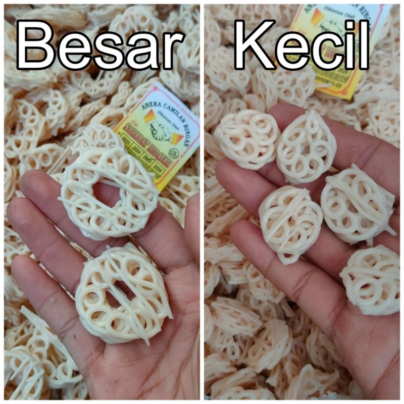 

KERUPUK SEBLAK SAMBAL / KRUPUK KERITING / MAWAR PUTIH (500 gram)