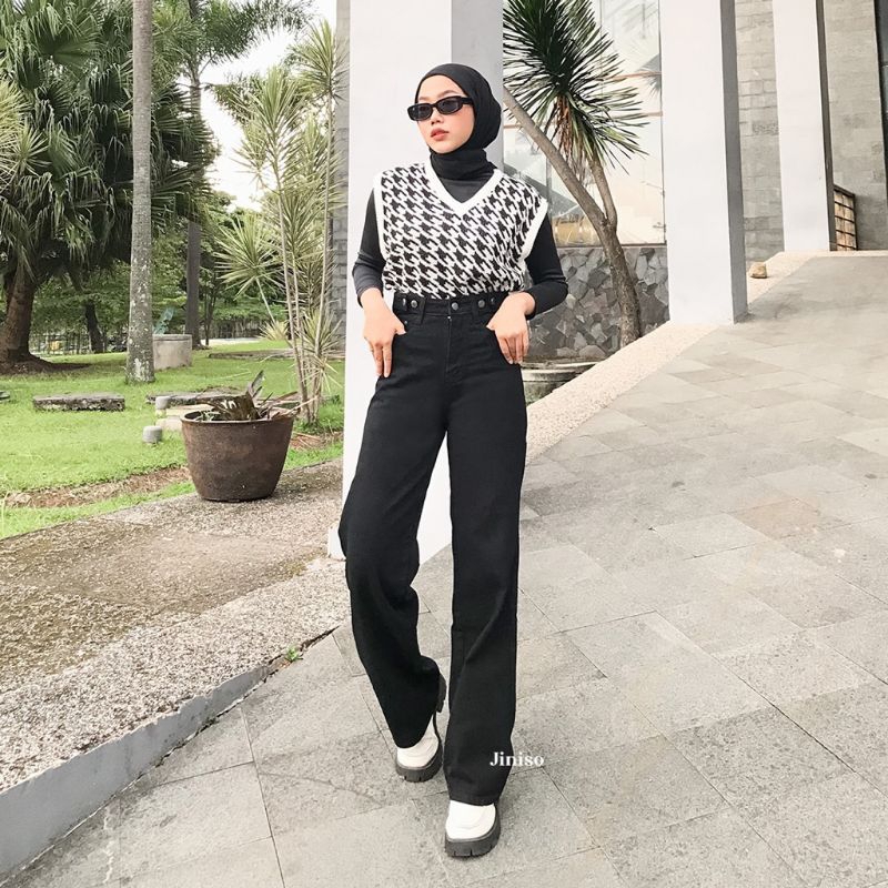 JINISO HIGHWAIST ADJUSTABLE BAGGY PANTS