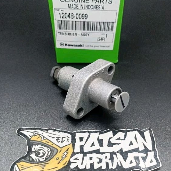 tonjokan tensioner KLX, tonjokan setelan rantai keteng klx, tensioner KLX
