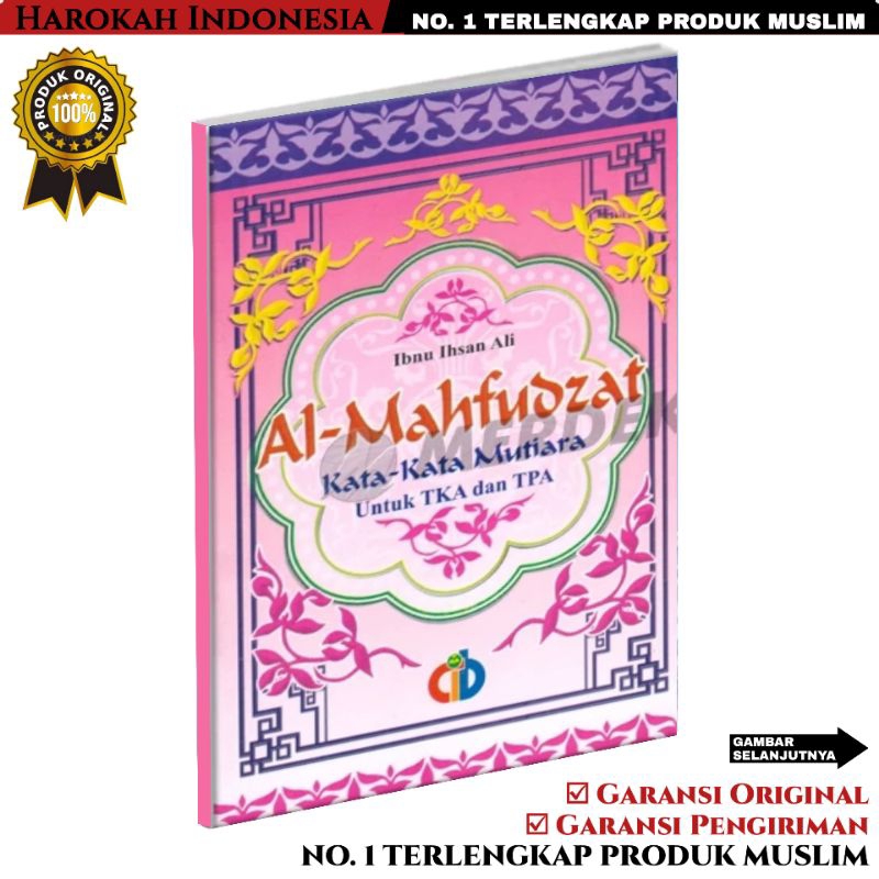 Buku Islami Mahfudzot Kumpulan Kata Kata Mutiara Ukuran 10x15 CM