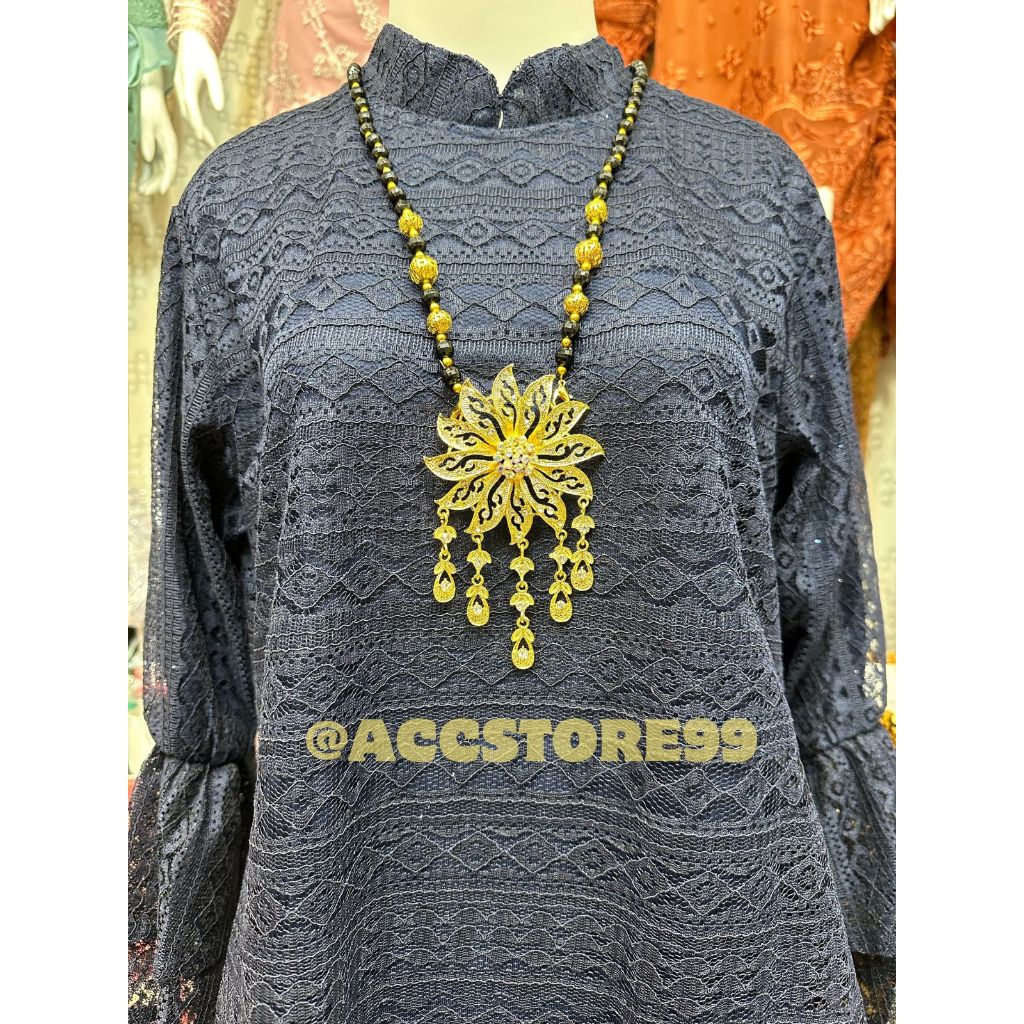 Kalung Bros Sunflower | Kalung Etnik Kebaya Bros adat modern bugis baju bodo kebaya