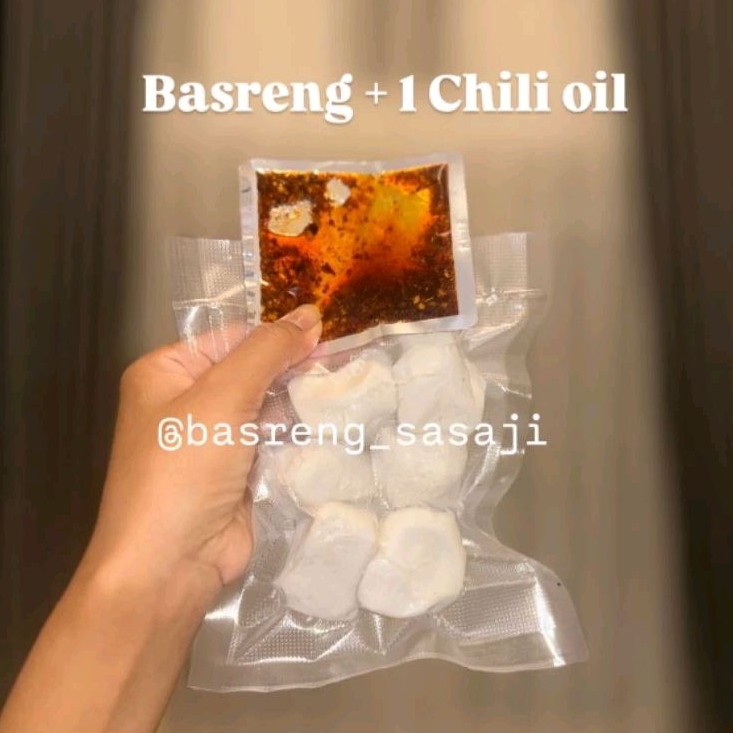 

(Grosir) Basreng Mentah + Chili oil sachet pedas gurih