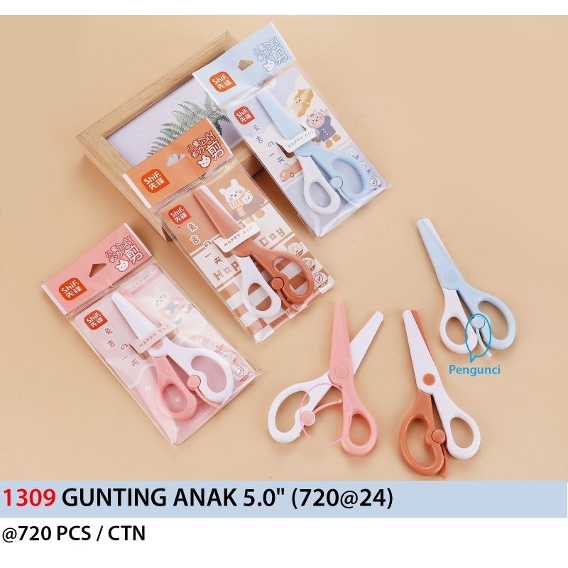 

gunting anak squeezy, gunting bahan plastik untuk anak, gunting aman untuk anak tidak berbahaya