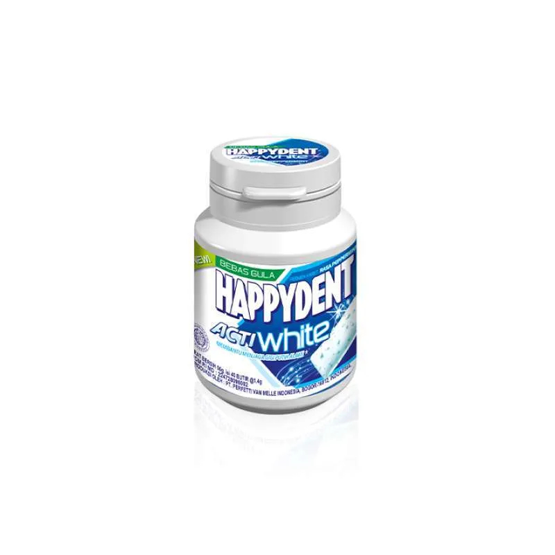 

HAPPYDENT ACTIVE WHITE PEPPERINT 56GR