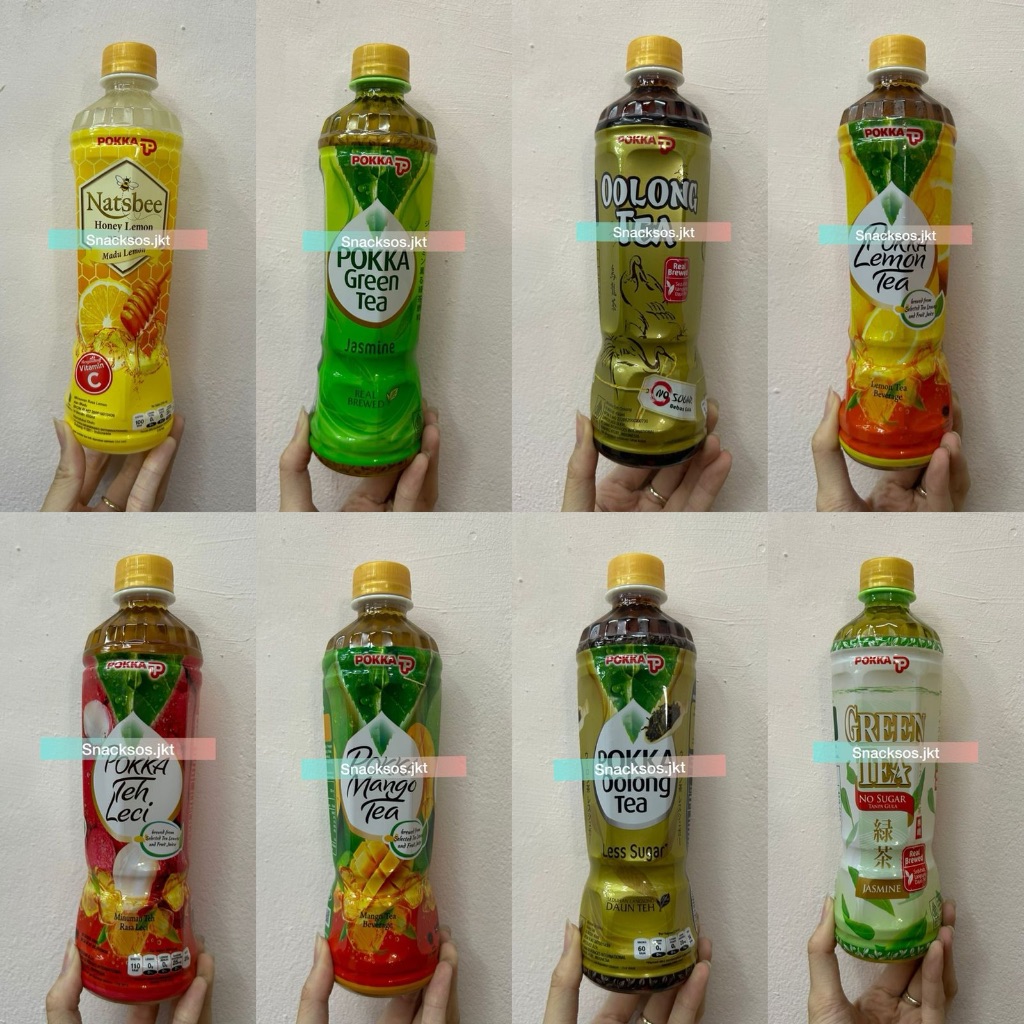 

[BOTOL] POKKA NATSBEE / GREENTEA JASMINE / TEH LECI / MANGO TEA / OOLONG TEA LESS NO SUGAR / LEMON TEA - POKKA TEH