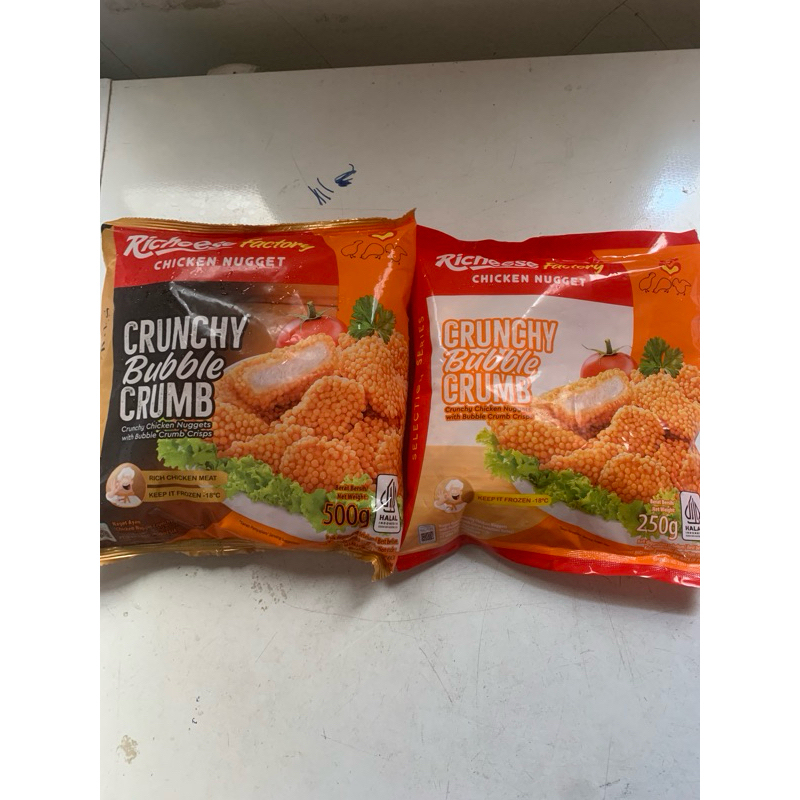 

Frozen bandung | Nuget Richeese Crunchy bubble