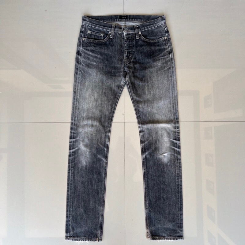 DMG FADED SKINNY JEANS RIPPED NO STRETCH