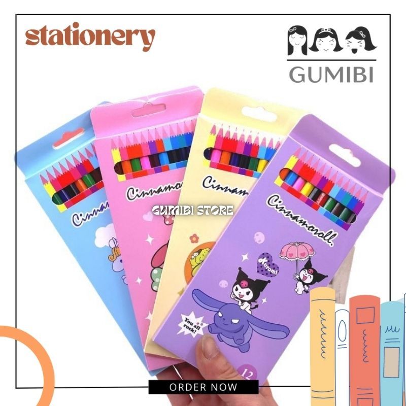 

PENSIL WARNA SANRIO PENSIL WARNA KAYU MOTIF SANRIO TERMURAH