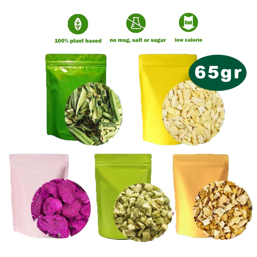 

65g Keripik Crumbs Patahan Renyah Okra Crumbs