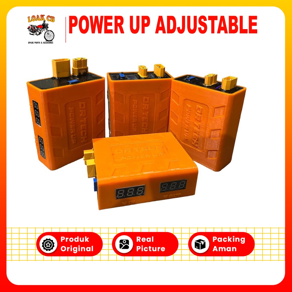 POWER UP TOTAL LOS RACING MOTOR PENYETABIL TEGANGAN BOOSTER AKI STABILIZER AKI MOTOR
