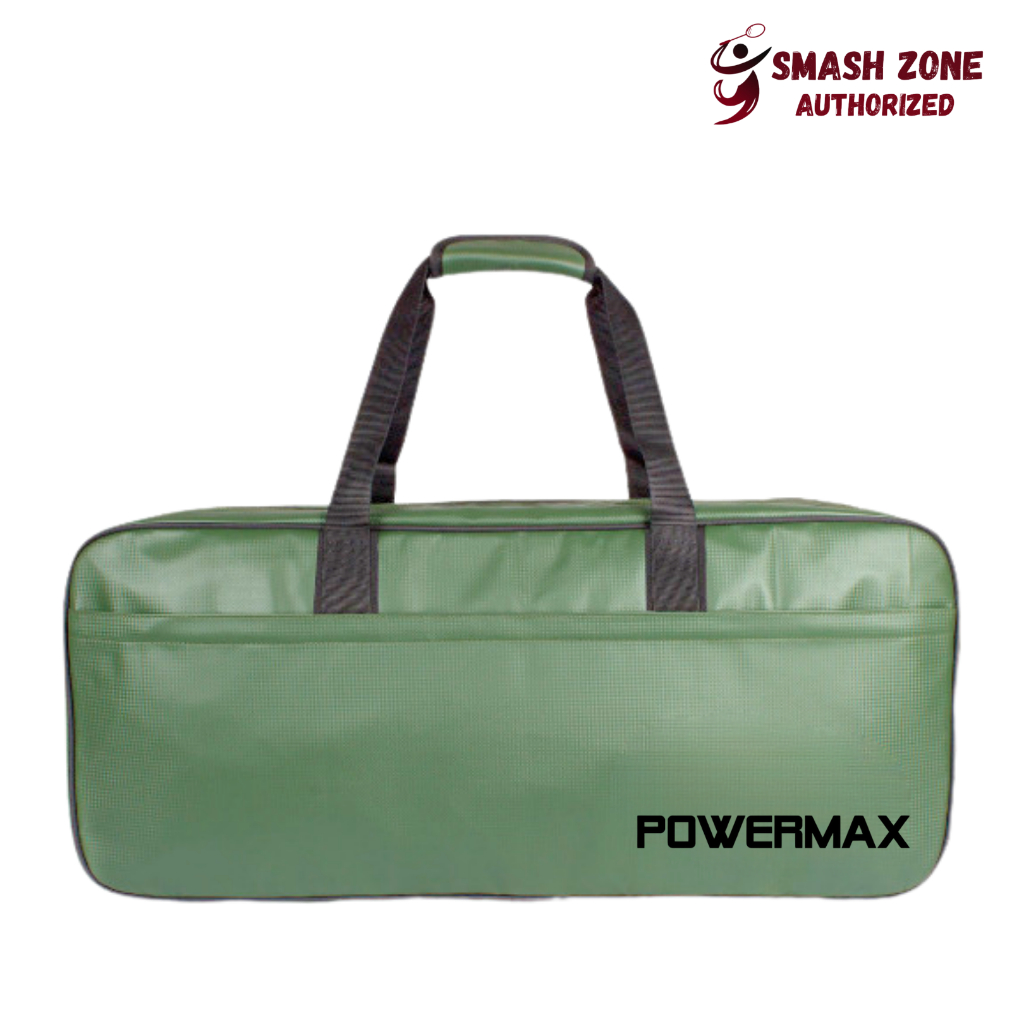 Tas Raket Badminton POWER MAX PR30111 Original Tas Selempang 2 Ruang Jumbo Thermo Anti Air Bahan 600