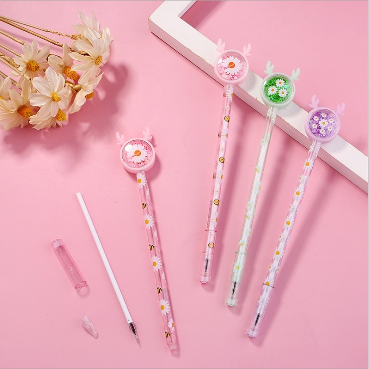 

(CLASHOP)Pulpen gel lucu bentuk kelinci kucing rusa bulan gel pen imut bolpoin ballpoint bulpen