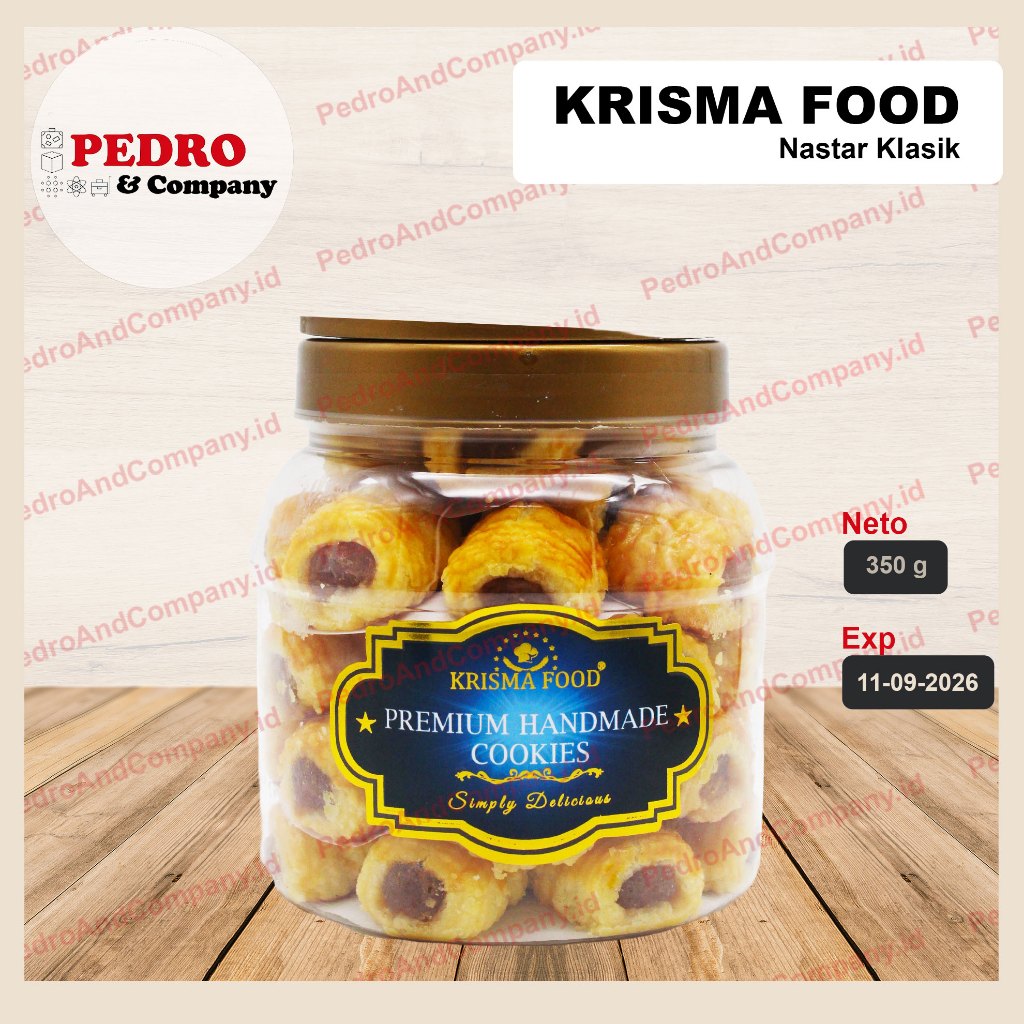 

Krisma food premium handmade nastar klasik wisjman butter 350 gram