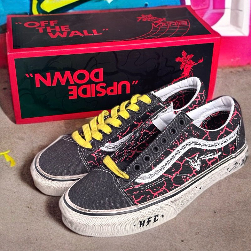 VANS STYLE 36 STRANGER THINGS OLD SKOOL HELL FIRE CLUB ORIGINAL