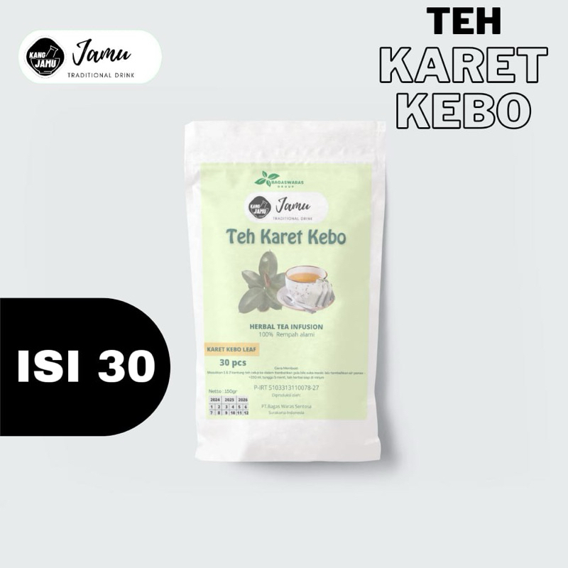 

Herbal Tea Celup Daun Karet Kebo - 30 Kantung