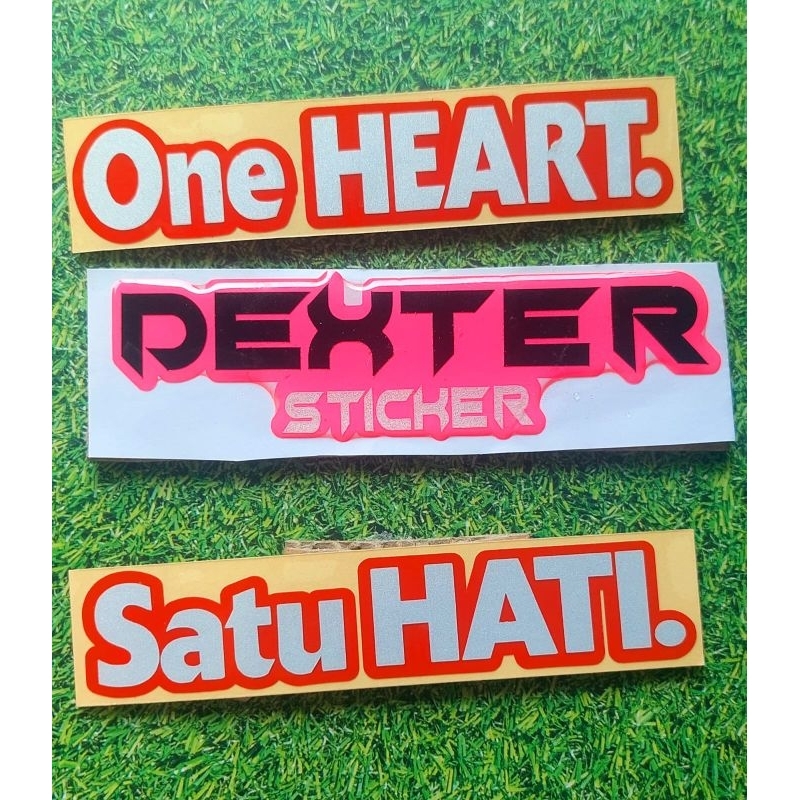 

STICKER ONE HEART DAN STICKER SATU HATI STICKER VARIASI TERMURAH