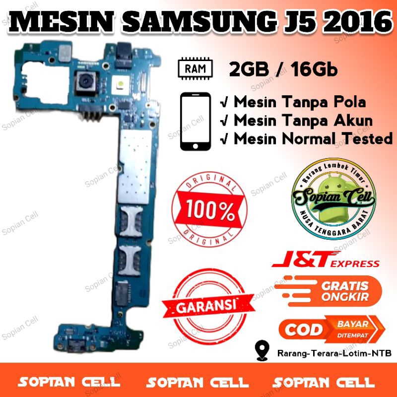Mesin Samsung J5 2016 (J510GN) Normal Tested