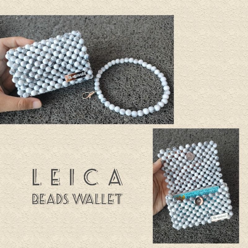 dompet mute / manik manik / leica beads wallet