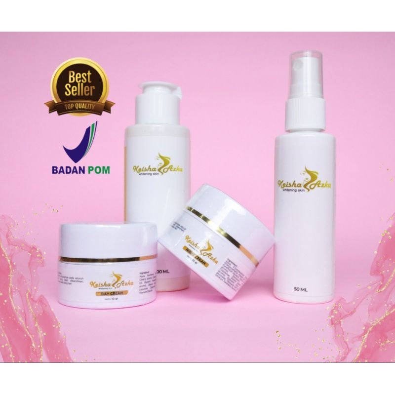 Skincare KeishaAzka Whitening Skin Paket Basic [BPOM]