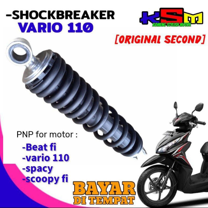 Shock belakang Vario 110 fi ORIGINAL COPOTAN | sok Vario 110 fi | KOMENG STYLISH MOTOR