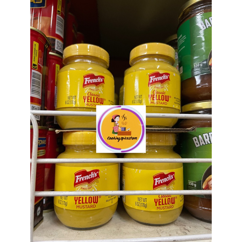 

French's Classic yellow mustard 170 gram - mustard kuning 6 oz