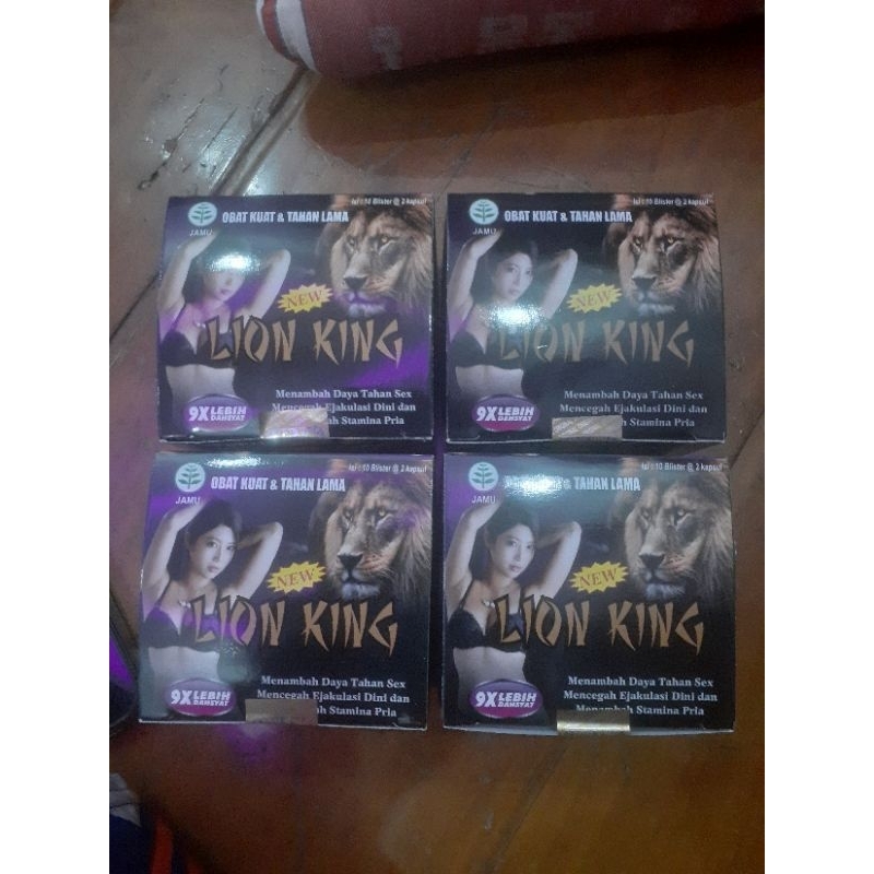 liong king ( kapsul ) kuat tahan lama (10 sachet) original