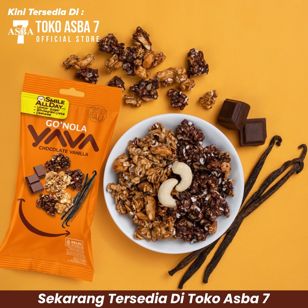 

YAVA GRANOLA PUFFS CHOCOLATE VANILLA 50G