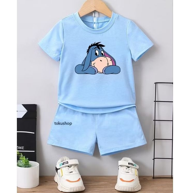 tokushop id set Donkie setelan anak premium bahan katun