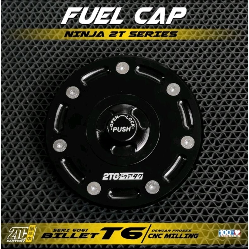 TUTUP TANGKI NINJA R SS RR FUL CAP 2TC ORIGINAL tutup tangki ninja 2tc