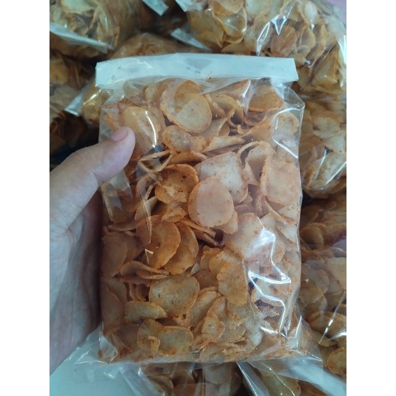 

keripik Pedas Cemilan pedas Snack Citruk moring Molring Tasikmalaya Termurah