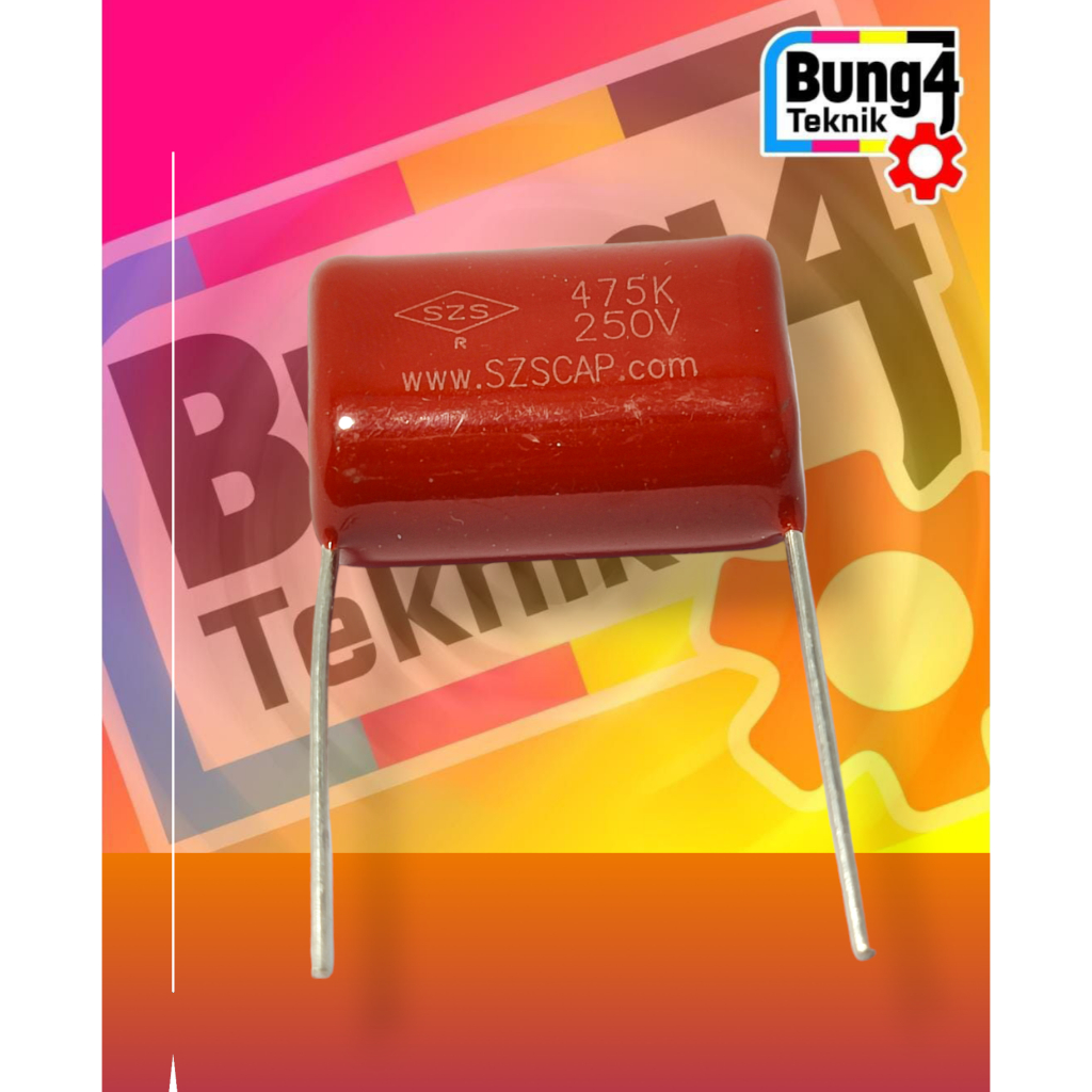 KAPASITOR 475K 250V / MYLAR 475K250V / MLAR 475K250V SZS