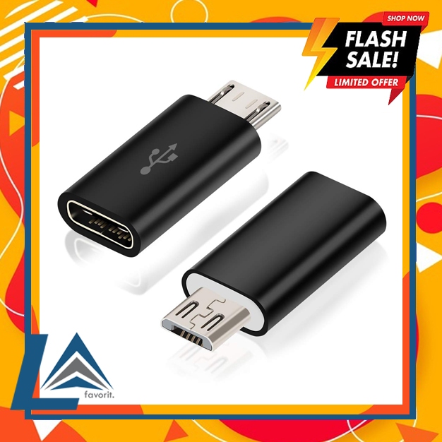 Adaptor Converter Type C To Micro Usb Penghubung Type C to Micro Usb OTG Type C to Micro Usb